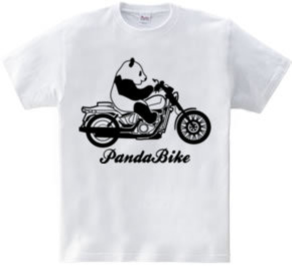 パンダバイクTシャツ「PandaBike」 3枚目の画像