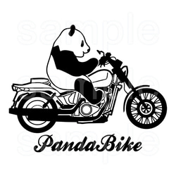 パンダバイクTシャツ「PandaBike」 2枚目の画像