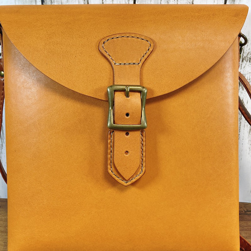 手縫い】姫路レザー ショルダーバッグ 自分だけの本革バッグ （送料