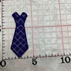 ネクタイ刺繍アイロンワッペン 4枚目の画像