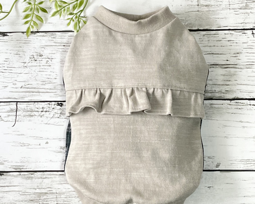 【オーダーページ】犬服　抹茶グリーン×チェック　袖無しor袖あり iDog マウンテンジャケット IDOG EXTRA SURE アイドッグ-犬猫ペット