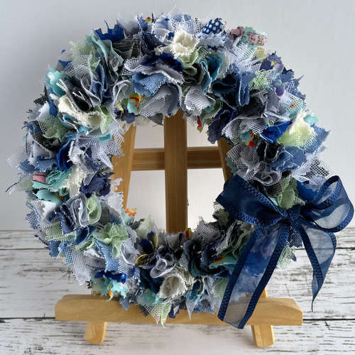 ハンドメイド】布リース クリスマス（D） かたくっ