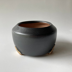陶製植木鉢「粋」part3 Sサイズ 1枚目の画像
