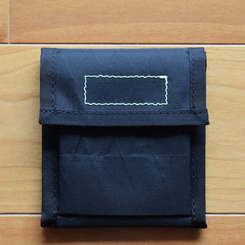 値下げ】二つ折り財布 ミニ財布 コンパクト X-Pac ブラック 防水