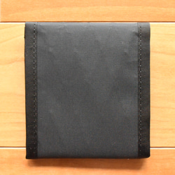 【値下げ】二つ折り財布 ミニ財布 コンパクト X-Pac ブラック 防水 billfold 3枚目の画像