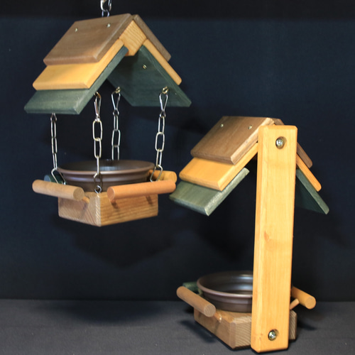 ことりの食事処 バードフィーダー 2個セット 餌台＆吊り下げ式 39