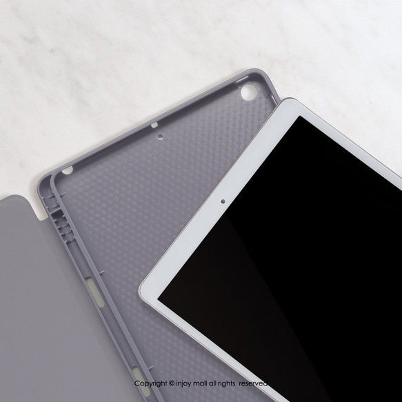 iPad case 12.9/Air5/iPad 9/mini 6系列 Smart cover皮革平板保護套 月光雅典 第7張的照片