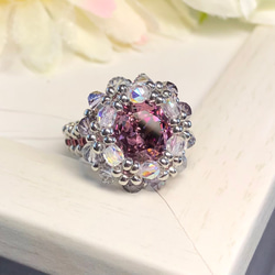 BLUE STAR〜アクアマリンカラーのリング〜【ジルコニアと