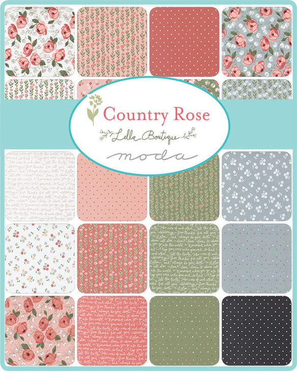 USAコットン moda charmpack 42枚セット Country Rose 2枚目の画像