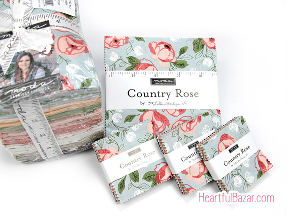 USAコットン moda charmpack 42枚セット Country Rose 5枚目の画像