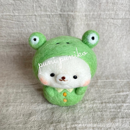 羊毛フェルト ケロケロくまちゃんᰔᩚ その他インテリア雑貨