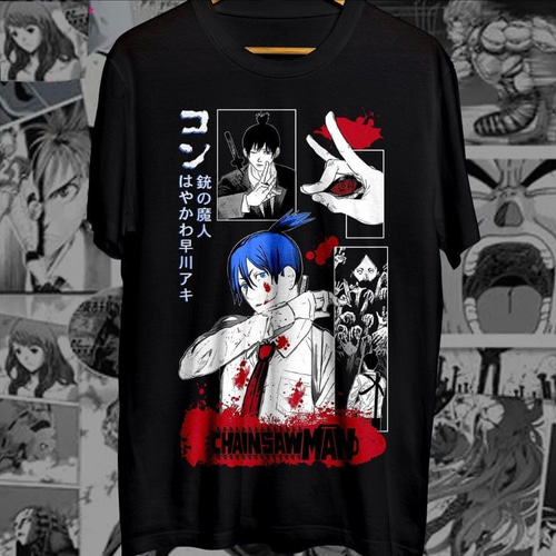 早川 アキ チェンソーマン アニメ ユニセックスTシャツ Tシャツ
