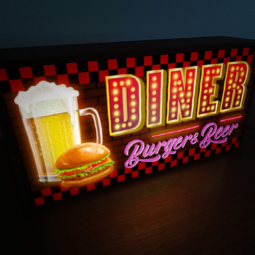 ダイナー ビール&バーガー BEER ハンバーガー アメリカン雑貨