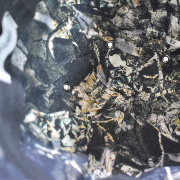 KENDOクロッシュハット リメイク 再構築 【62cm】ユニセックス メンズ/ ブラック メキシカンスカル ワッペン 11枚目の画像