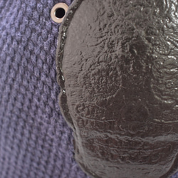 KENDOクロッシュハット リメイク 再構築 【62cm】ユニセックス メンズ/ ブラック メキシカンスカル ワッペン 4枚目の画像