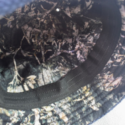 KENDOクロッシュハット リメイク 再構築 【62cm】ユニセックス メンズ/ ブラック メキシカンスカル ワッペン 10枚目の画像
