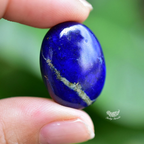 高品質 ラピスラズリ月♡BIGサイズNo.2194 ラピスラズリ エッグ