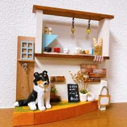 犬　選べます　ミニチュアカフェ　ミニチュアガーデン　木製　置物　ミニチュア雑貨 2枚目の画像