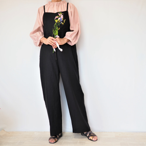 リネン100%オールインワン kiira キーラ リネン100