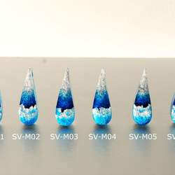 Sazanami - 雫ペンダント sv 7枚目の画像