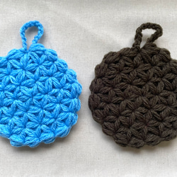 【確認用】アクリルたわし アクリルたわし リフ編み L-18 その他キッチン小物 bechico 通販