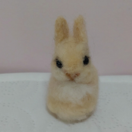羊毛フェルトうさぎミニサイズ 羊毛フェルト かおち 通販 羊毛フェルトうさぎミニサイズ 羊毛フェルト かおち 通販