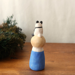 陶器で作った人形   noru doll ( ノルドール )  　パンダ 4枚目の画像