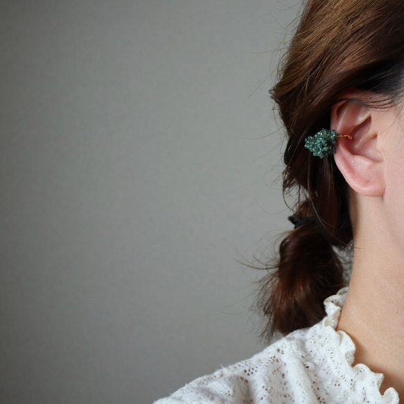 merletto forest French vintage earcuff 1枚目の画像