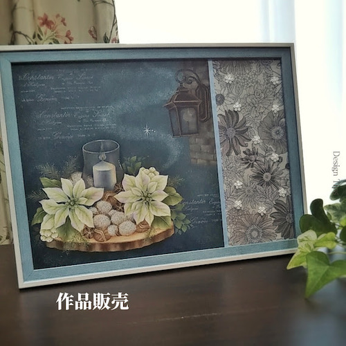 Creema限定】クリスマストールペイント販売作品 絵画 yukiba Creema限定】クリスマストールペイント販売作品 絵画 yukiba