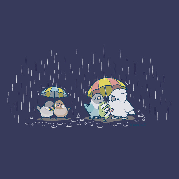 長袖Tシャツ（雨の日） 3枚目の画像