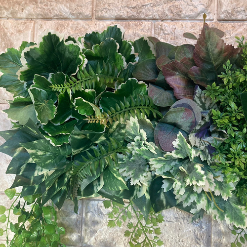 光触媒 人工観葉植物 ウォールグリーン フェイク フラワー851590