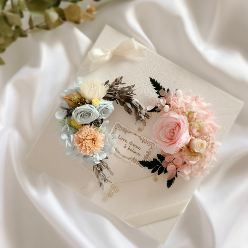 薔薇雑貨】ローズハートウェルカムボード