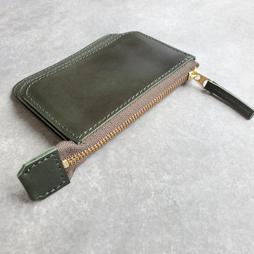 オーダー品　コンパクト財布 楽天市場】ラウンド フラップ 3ポケット コンパクト ウォレット 女性