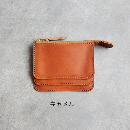 オーダー品　コンパクト財布 楽天市場】ラウンド フラップ 3ポケット コンパクト ウォレット 女性