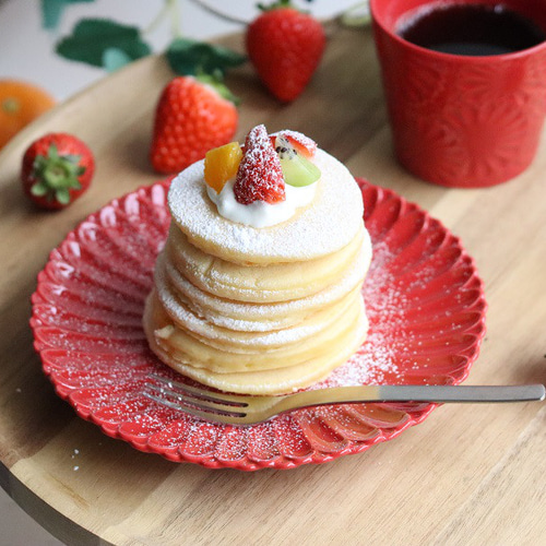 波佐見焼 中皿】マリーゴールド プレートM 赤 中皿 翔芳窯 通販