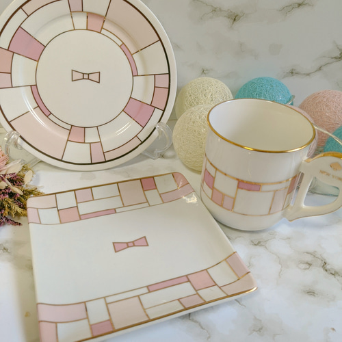 ケイトスペード風カップソーサー&プレート マグカップ reiko0926 通販