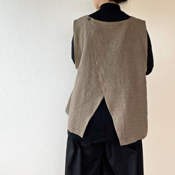 麻（リネン） ベスト のおすすめ人気通販｜Creema(クリーマ) 国内最大