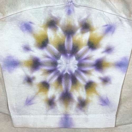 蛍光タイダイ タイダイ ビッグシルエット Tシャツ Mサイズ カラフル