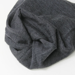 メリノウール 日本製 3way 帽子 ネックウォーマー ニット帽 ヘアバンド 防寒 冬支度ハンドメイド2022 12枚目の画像