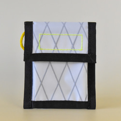 【値下げ】パスケース コインケース ミニ財布 コンパクト X-Pac ホワイト 防水 co 1枚目の画像