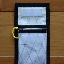 【値下げ】パスケース コインケース ミニ財布 コンパクト X-Pac ホワイト 防水 co 3枚目の画像
