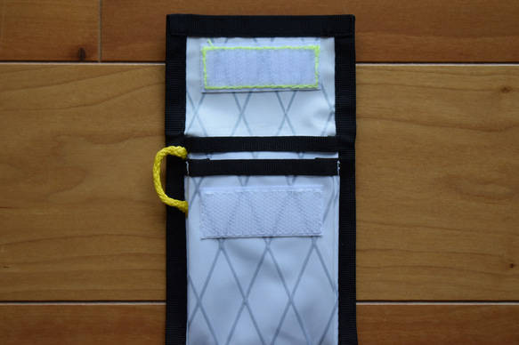 【値下げ】パスケース コインケース ミニ財布 コンパクト X-Pac ホワイト 防水 co 3枚目の画像