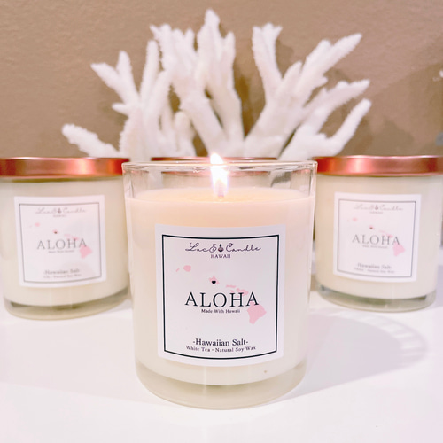 ハワイからお届け】ハワイアン ソルト キャンドル ♡Hawaiian Salt