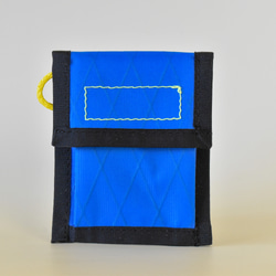 【値下げ】パスケース コインケース ミニ財布 コンパクト X-Pac ブルー 防水 coin pass 1枚目の画像