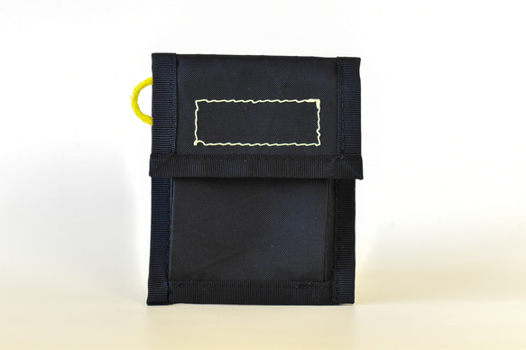 【値下げ】パスケース コインケース ミニ財布 コンパクト X-Pac ブラック 防水 coin pass 1枚目の画像