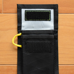 【値下げ】パスケース コインケース ミニ財布 コンパクト X-Pac ブラック 防水 coin pass 3枚目の画像
