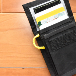 【値下げ】パスケース コインケース ミニ財布 コンパクト X-Pac ブラック 防水 coin pass 7枚目の画像
