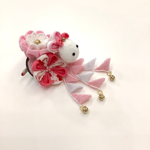 七五三髪飾り つまみ細工 キッズ髪飾り キッズヘアアクセサリー ヘア