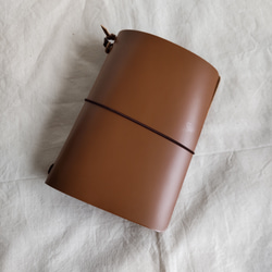 トラベラーズノート パスポートサイズ 本体 ブラウン ブックカバー