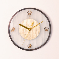 猫のニクキュウ時計 1枚目の画像